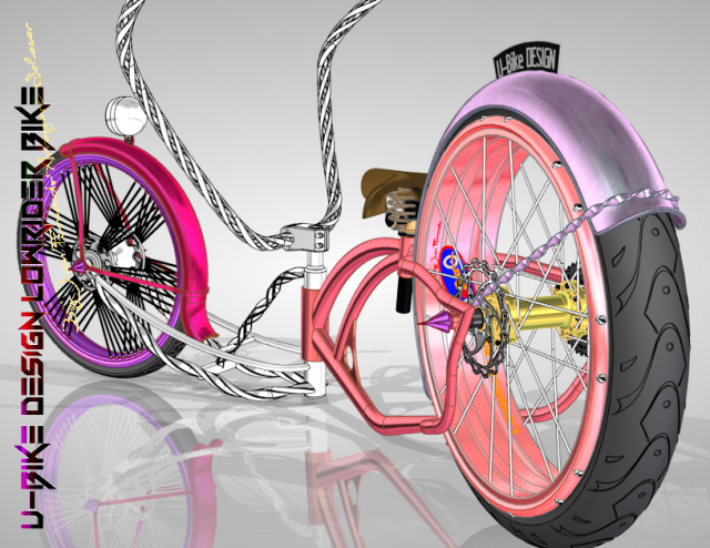 u bike design low rider bike Free 3D Model in Bicycle 3DExport