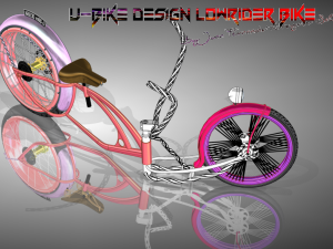 u-bike design low rider bike 3D Model