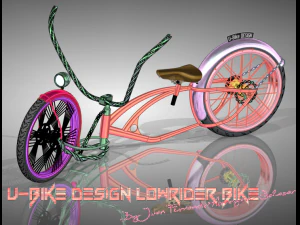 u-bike design low rider bike 3D Model