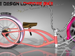 u-bike design low rider bike 3D Model