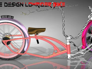 u-bike design low rider bike 3D Model