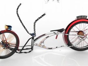 u-bike design low rider bike 3D Model
