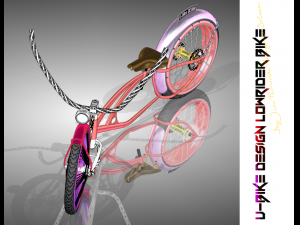 u-bike design low rider bike 3D Model