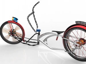 u-bike design low rider bike 3D Model