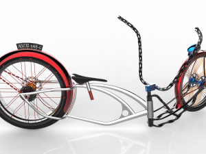 u-bike design low rider bike 3D Model