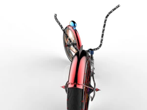 u-bike design low rider bike 3D Model