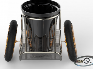 manual garbage container deluxe 3D Model