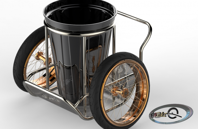 manual garbage container deluxe 3D Model .c4d .max .obj .3ds .fbx .stl .blend 
