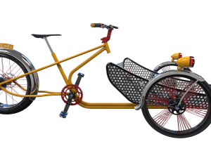 cargo bike 3D मॉडल