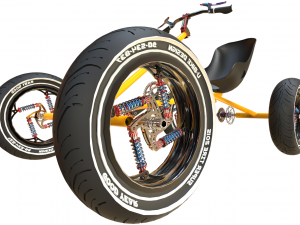 quad city bike 3D मॉडल