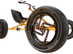 quad city bike 3D Model