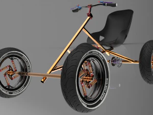quad city bike 3D Model
