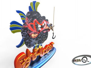 funny trophy 3D Model
