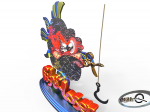 funny trophy 3D Model