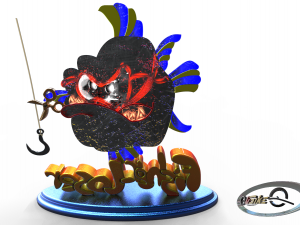 funny trophy 3D Model