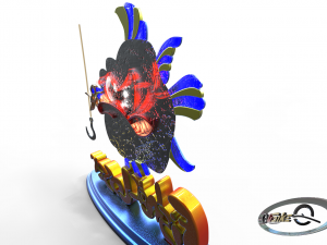 funny trophy 3D Model