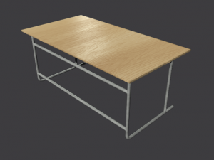 school desk 3D Model