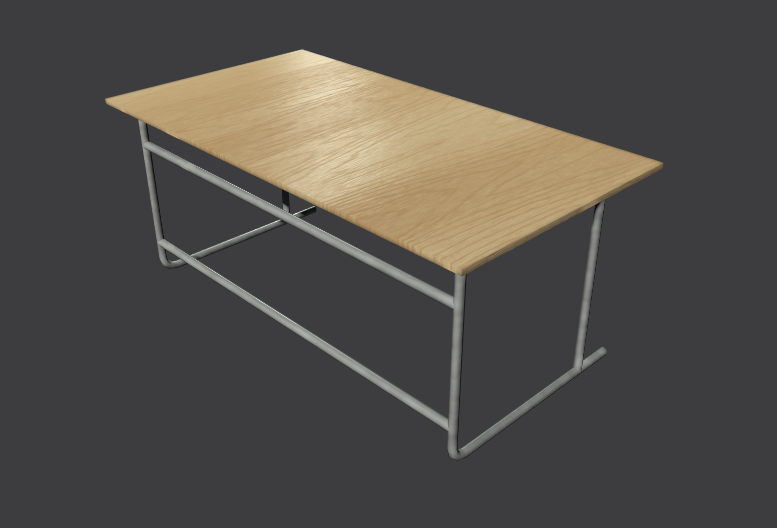 School Desk Free 3d Model In Table 3dexport