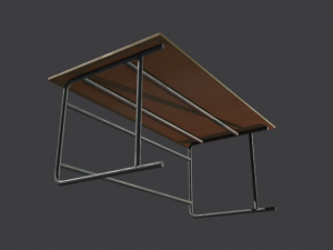 school desk 3D Модель