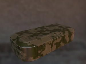 sci fi container Modelo 3D
