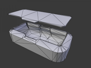 sci fi container Modelo 3D