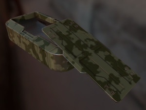 sci fi container Modelo 3D