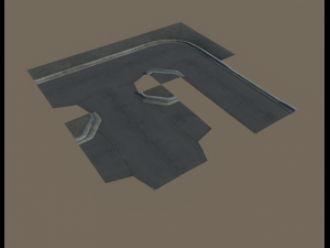 road tiles 3D मॉडल
