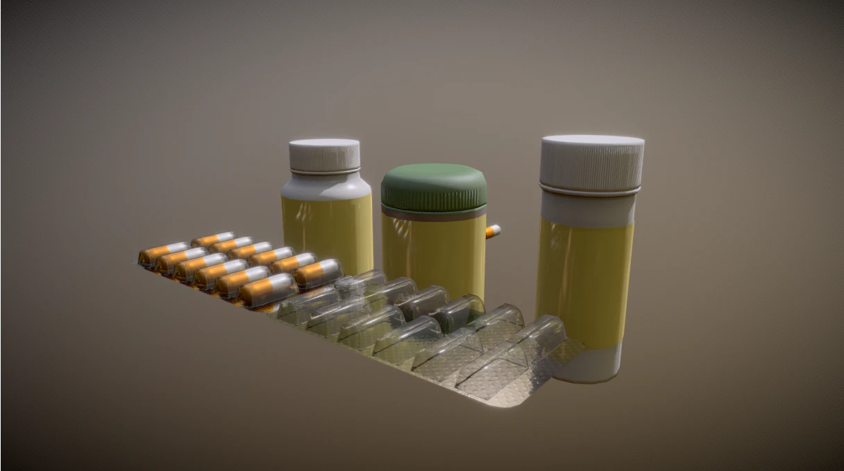 healing stuff 3D Model .c4d .max .obj .3ds .fbx .stl .blend 