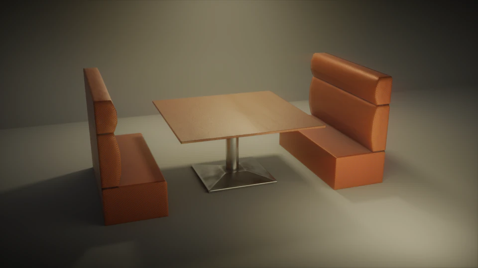 बिस्टरो स्थान 3D मॉडल .c4d .max .obj .3ds .fbx .stl .blend 