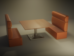 bistro place 3D Model