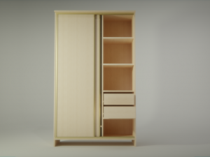 sliding wardrobe 3D 모델