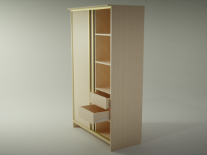 sliding wardrobe 3D 모델