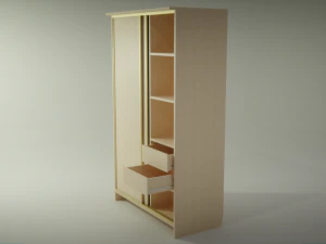 sliding wardrobe 3D Model