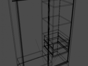 sliding wardrobe 3D 모델