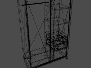 sliding wardrobe 3D Model