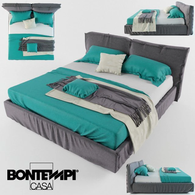 bontempi bed 3D Model .c4d .max .obj .3ds .fbx .stl .blend 