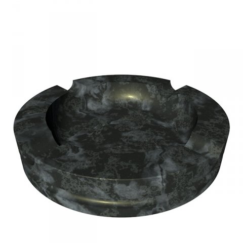 ashtray 3D Model .c4d .max .obj .3ds .fbx .stl .blend 