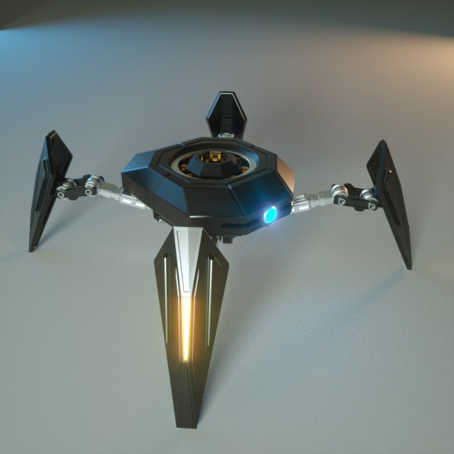 robot beetle 3D Model .c4d .max .obj .3ds .fbx .stl .blend 