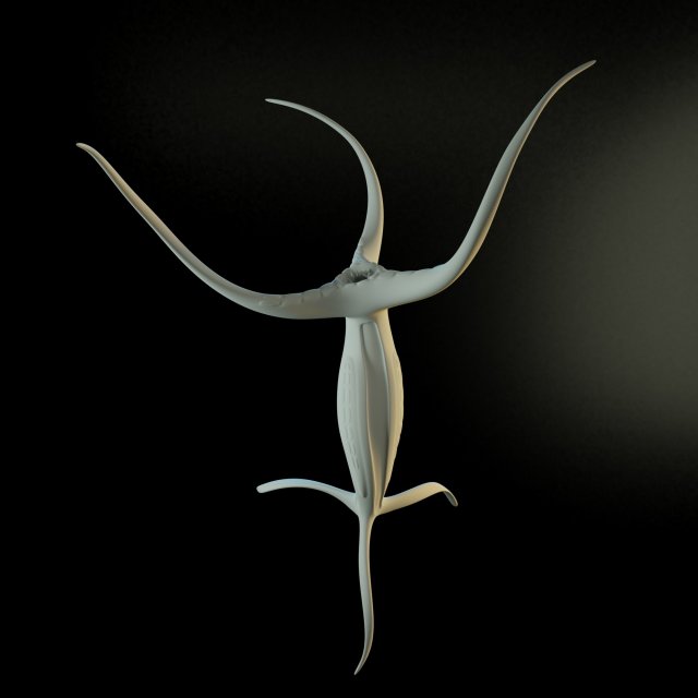 alien hydra Modello 3D .c4d .max .obj .3ds .fbx .stl .blend 