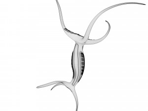alien hydra Modello 3D