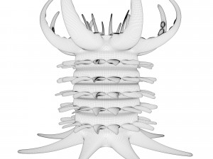 alien sea anemone 3D 模型