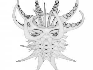 alien sea anemone 3D 模型