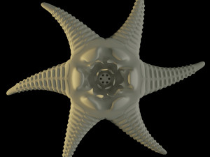 alien starfish Modelo 3D