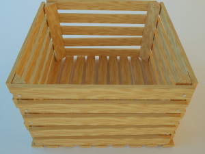 wood box Modelo 3D