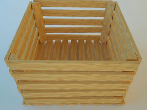 wood box 3D Model
