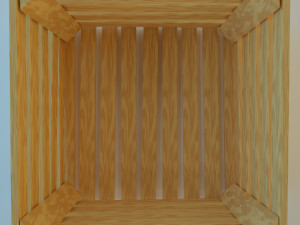 wood box Modelo 3D