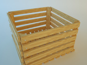 wood box 3D मॉडल