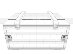 wood box 3D Model