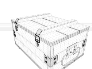 wood box 3D Model