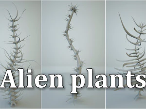 piante aliene Modello 3D